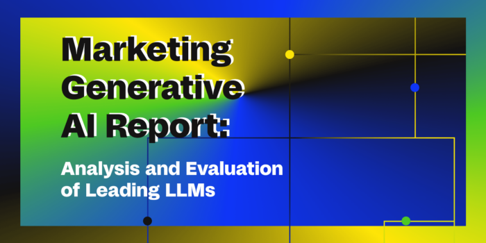 Cover image for "Marketing generative AI report: Analysis and evaluation of leading large language models"